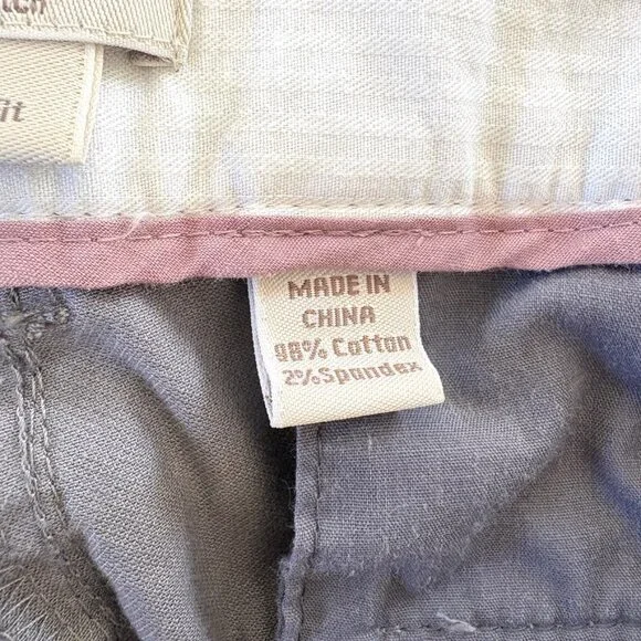 J. Crew Stretch City Fit Cropped Skimmer Pants in Grey, Size 4 - Picture 7 of 10